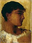 Study of a Young Girls Head, another view